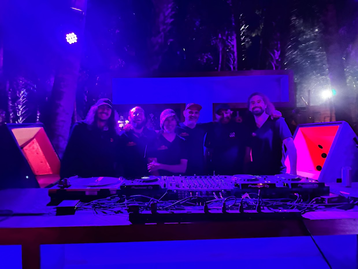 Sound Decisions team at mix position