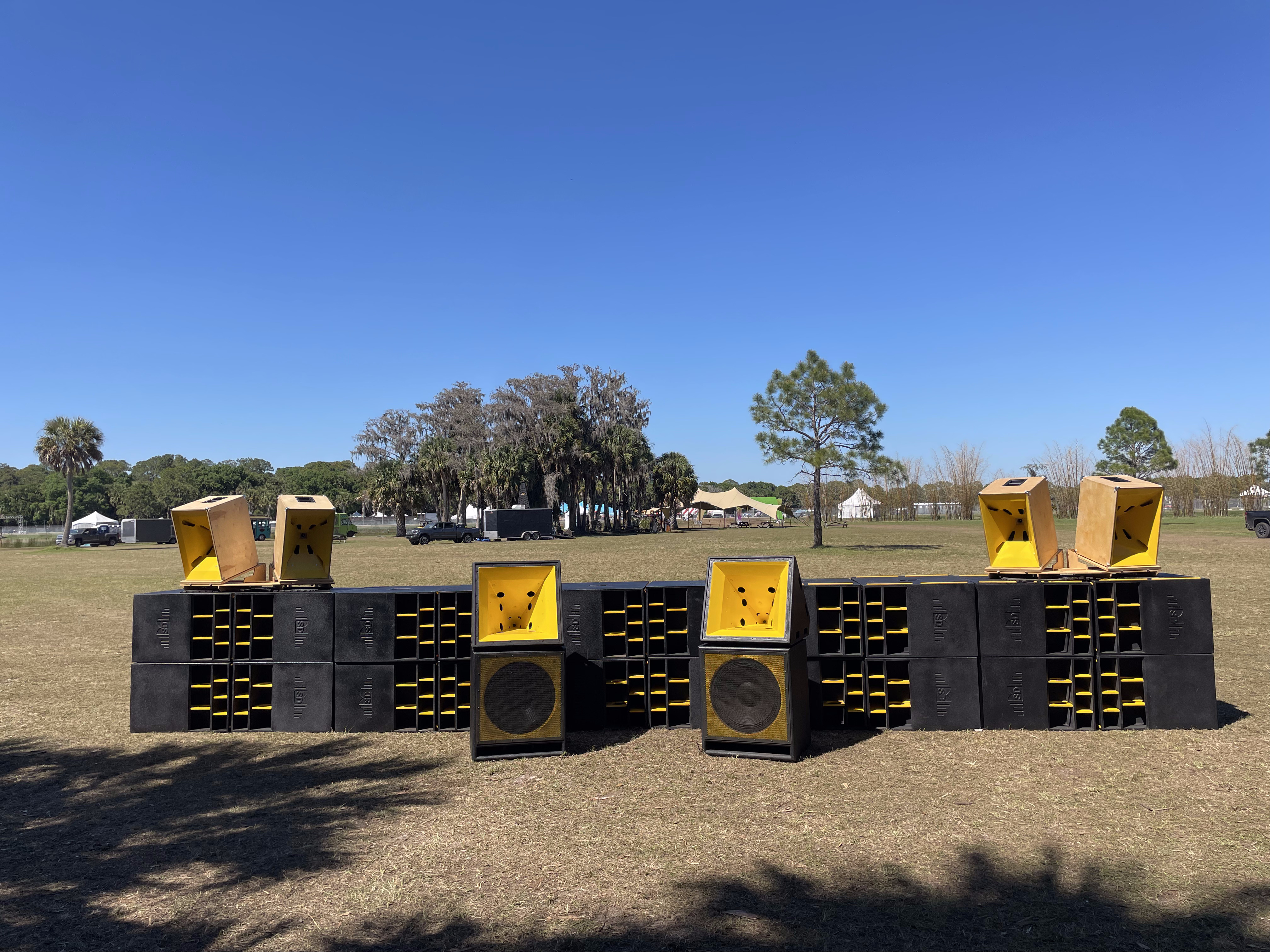Full Sound Decisions flagship system deployed at outdoor festival